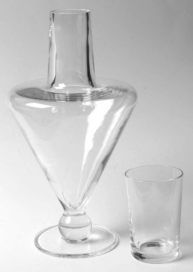 Vintage (2 Piece) Nite Set (Carafe & Tumbler) by Waterford Crystal-1
