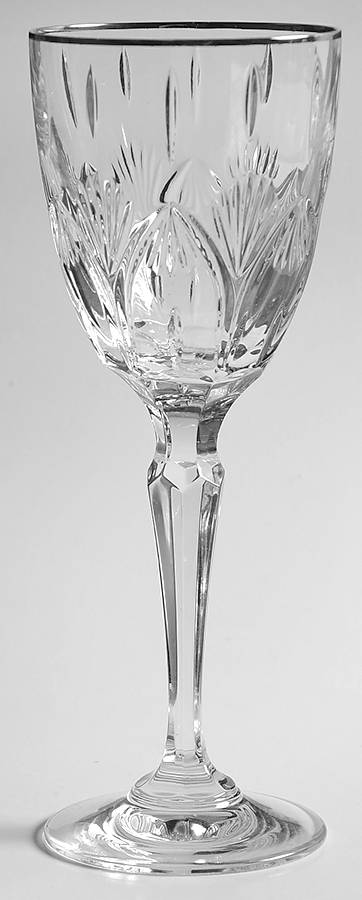 Winfield (Platinum Trim) Wine Glass by Waterford Crystal-1