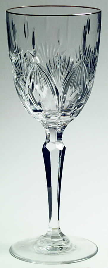 Winfield (Gold Trim) Water Goblet by Waterford Crystal-1