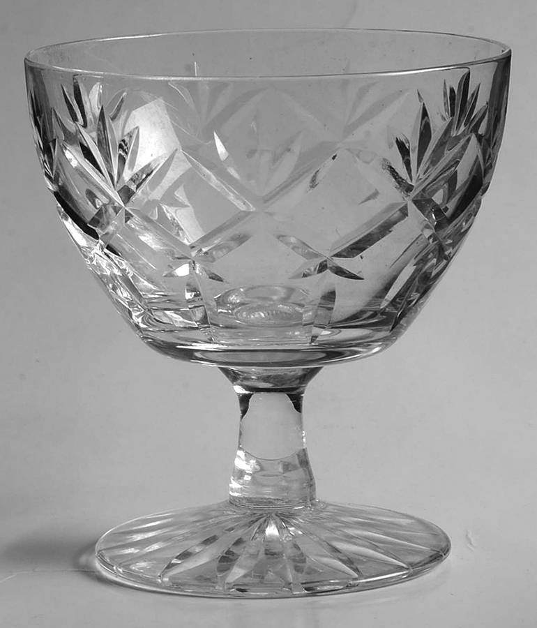 Prince Charles (Cut Foot) Low Sherbet by Webb Corbett-1
