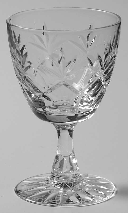 Prince Charles (Cut Foot) Wine Glass by Webb Corbett-1