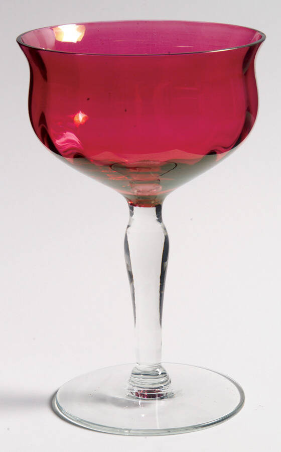 Rose Lustre Champagne/Tall Sherbet by West Virginia Glass Specialty-1