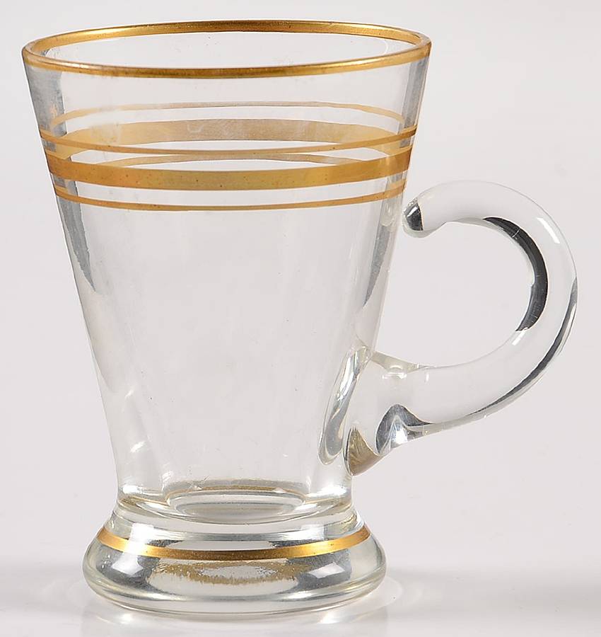 Regent Handled Shot Glass by West Virginia Glass Specialty-1