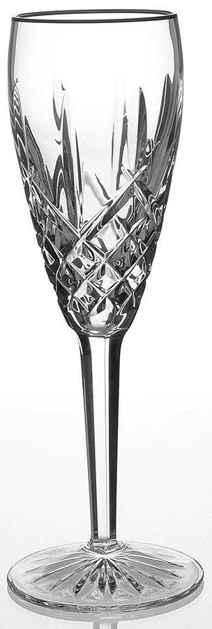 Araglin Platinum Fluted Champagne by Waterford Crystal-1