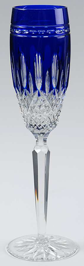 Clarendon Cobalt Blue Fluted Champagne by Waterford Crystal-1