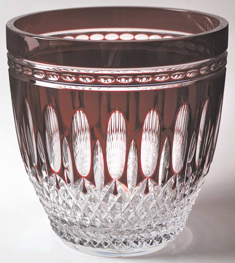 Clarendon Ruby Ice Bucket by Waterford Crystal-1