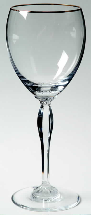 Allegra Gold Water Goblet by Waterford Crystal-1