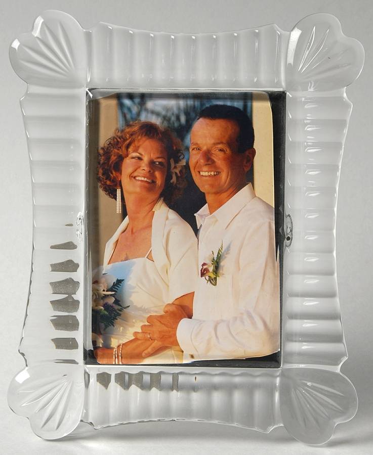 Sweet Memories Frame-Holds 3 1/2" X 5" Photo by Waterford Crystal-1