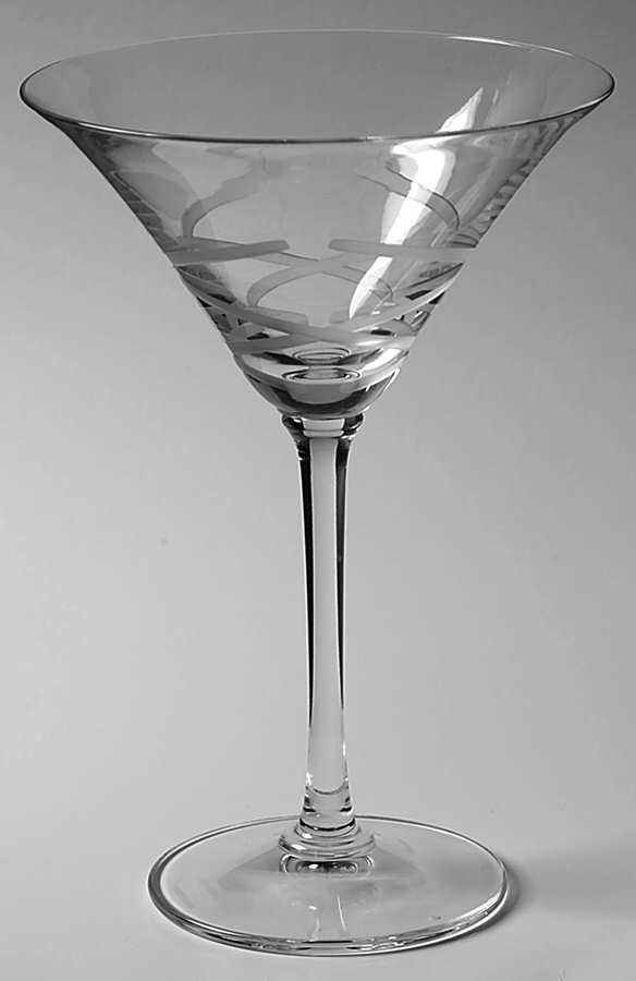 Blanc Sur Blanc Martini Glass by Wedgwood-1
