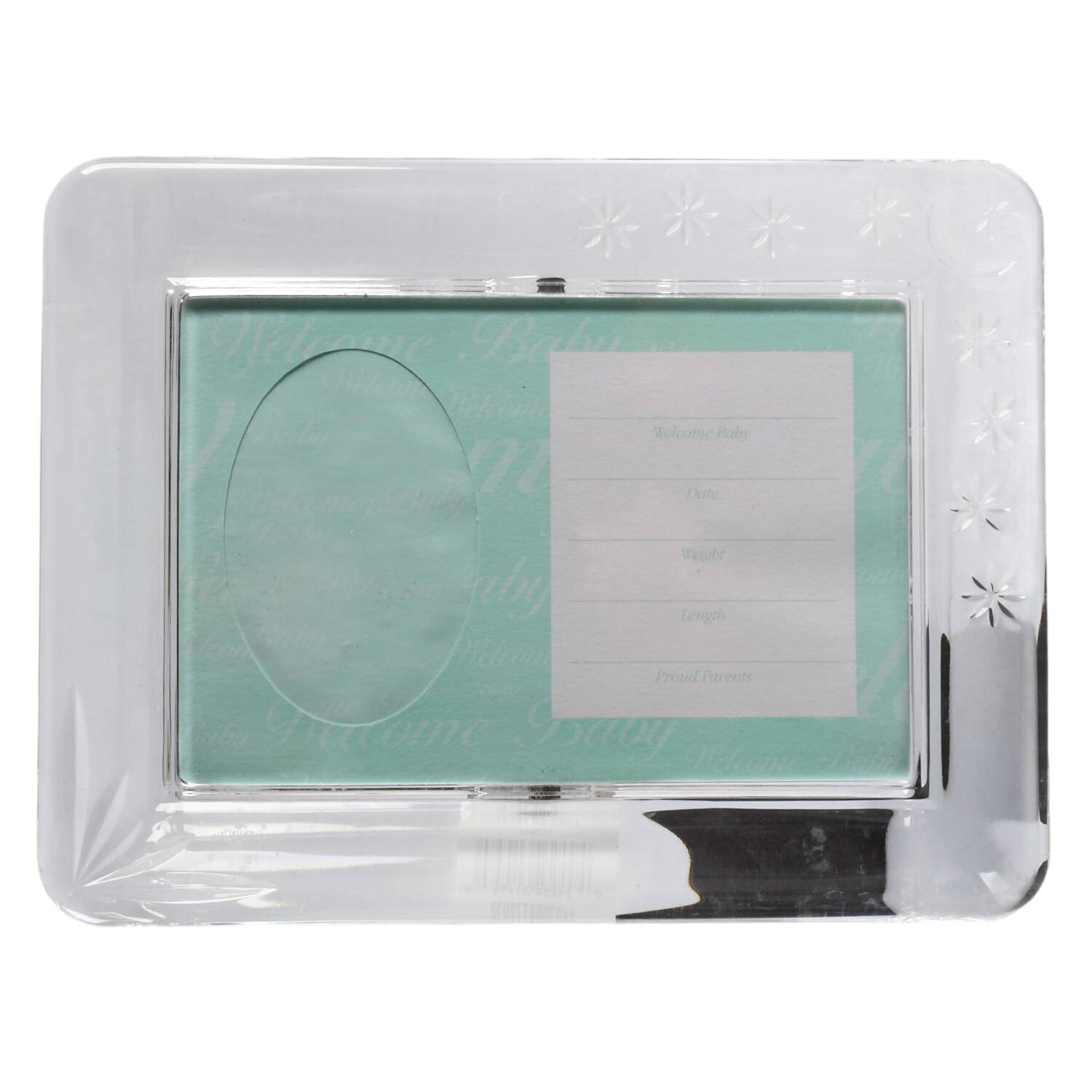 Welcome Baby Welcome Baby Frame-Holds 4" X 6" Photo by Waterford Crystal-1