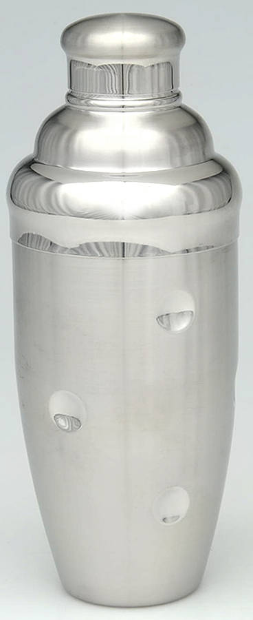Polka Dot Cocktail Shaker & Lid by Waterford Crystal-1
