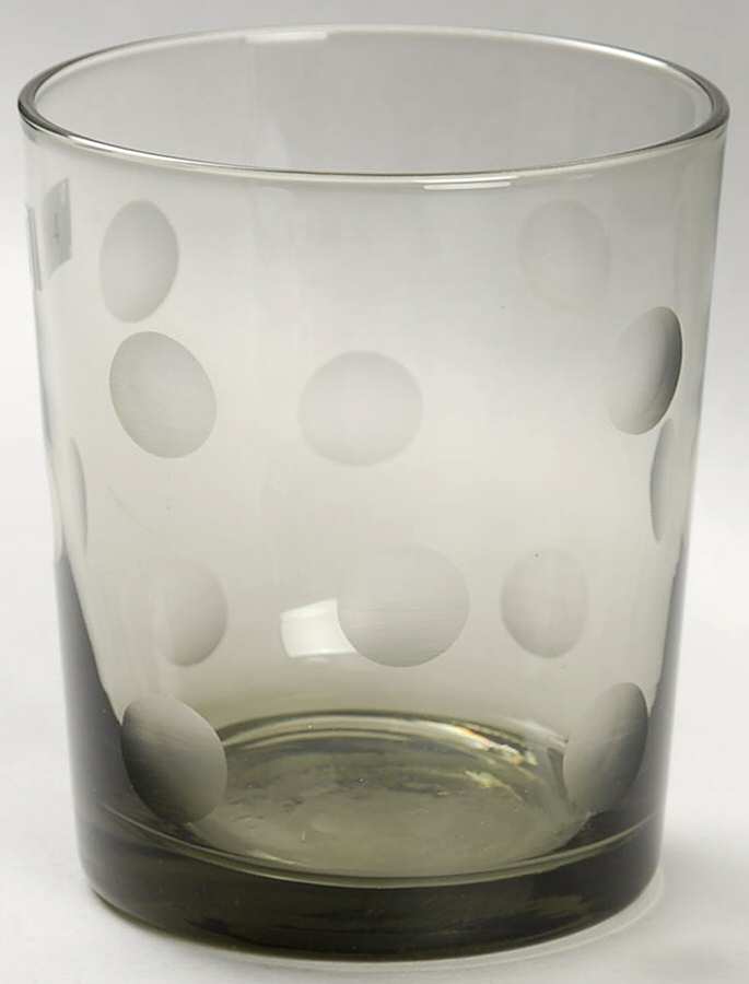 Polka Dot Smoke Double Old Fashioned by Waterford Crystal-1