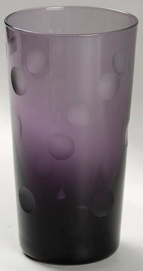 Polka Dot Amethyst Highball by Waterford Crystal-1