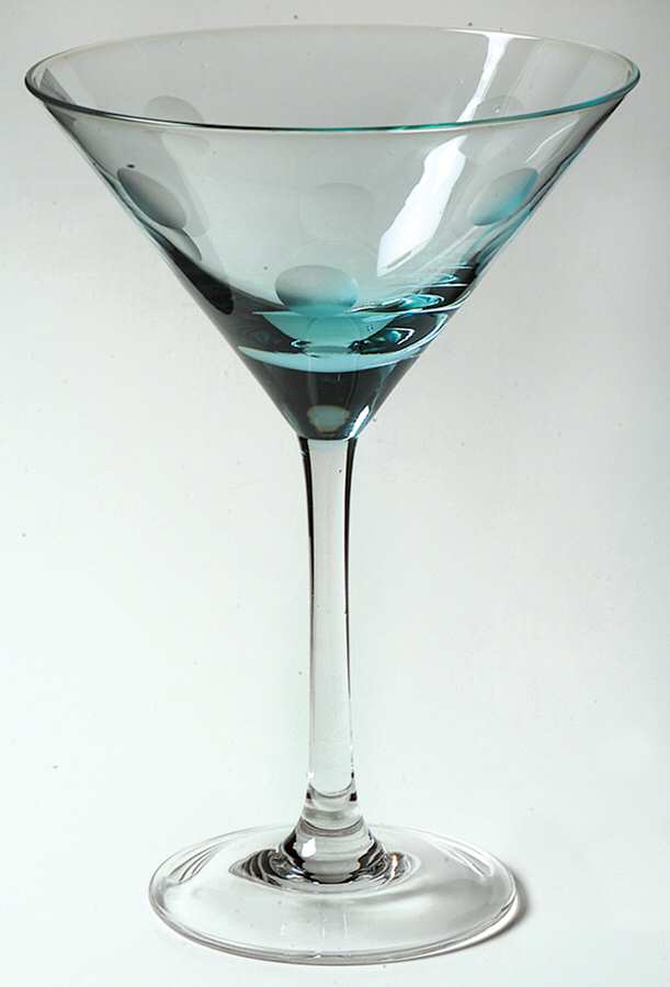 Polka Dot Green Martini by Waterford Crystal-1