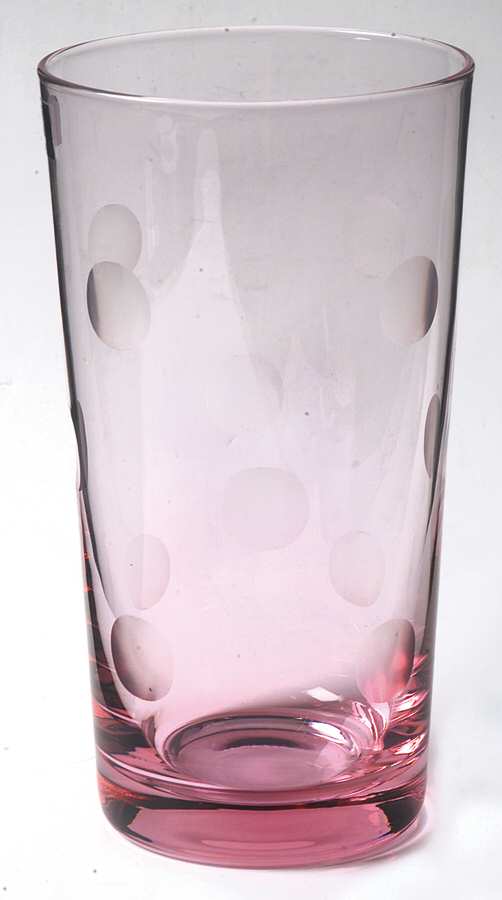 Polka Dot Pink Highball by Waterford Crystal-1
