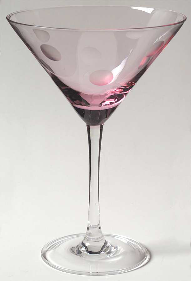 Polka Dot Pink Martini by Waterford Crystal-1