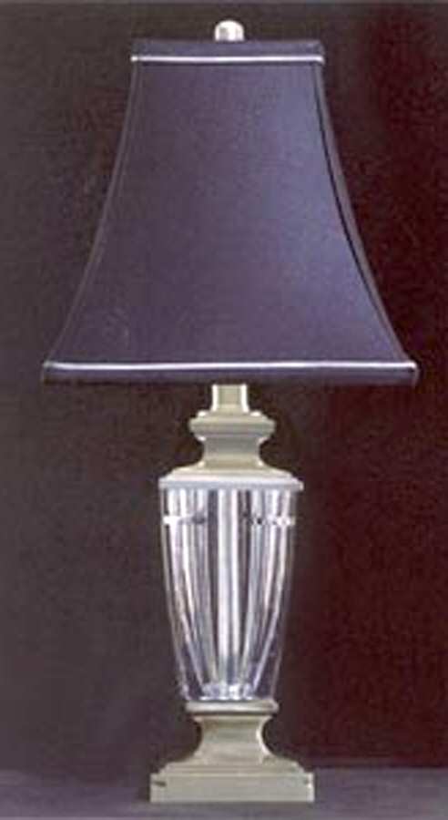 Metra 22" Electric Lamp & Shade by Waterford Crystal-1