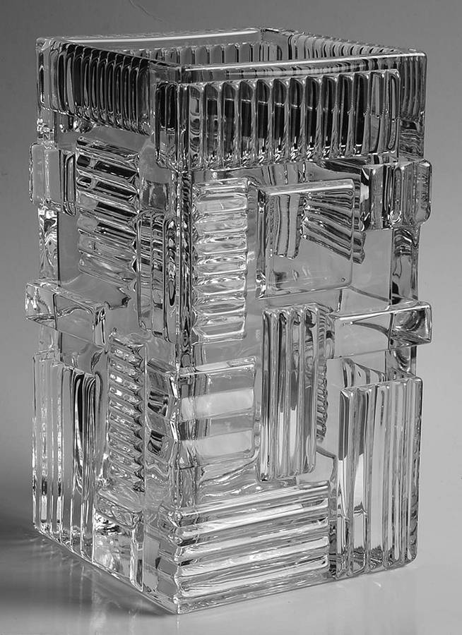 Cubist Hurricane Votive by Waterford Crystal-1