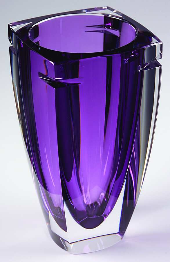 Metra 9" Flower Vase by Waterford Crystal-1