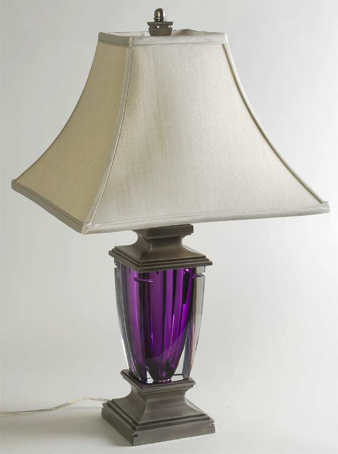 Metra 29" Electric Lamp & Shade by Waterford Crystal-1