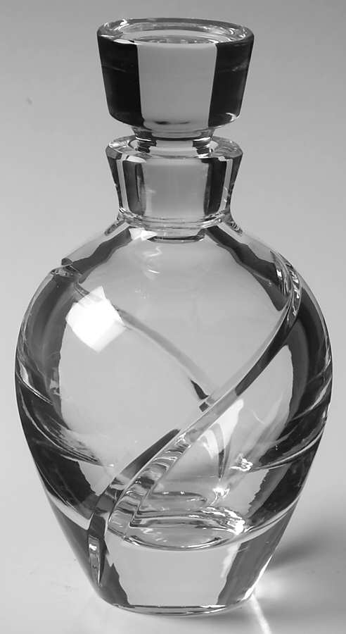 Siren Round Perfume Bottle & Stopper by Waterford Crystal-1