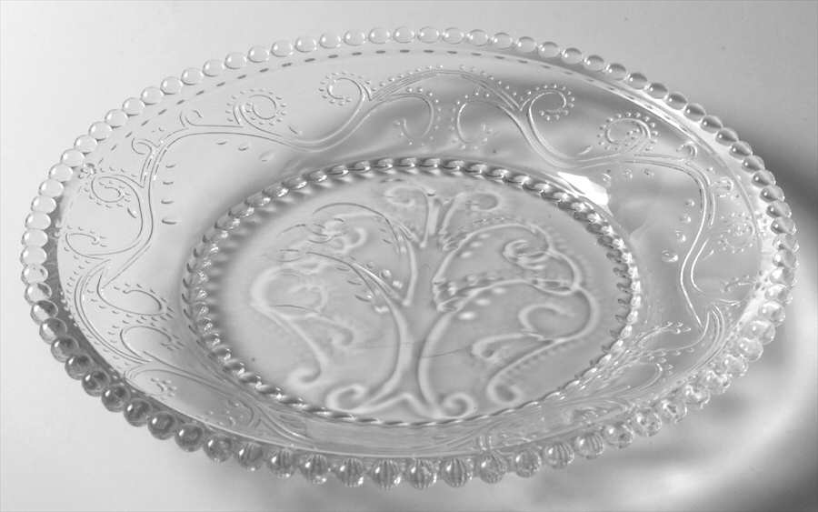 Laurel Tree Clear 8" Salad Plate by Waterford Crystal-1