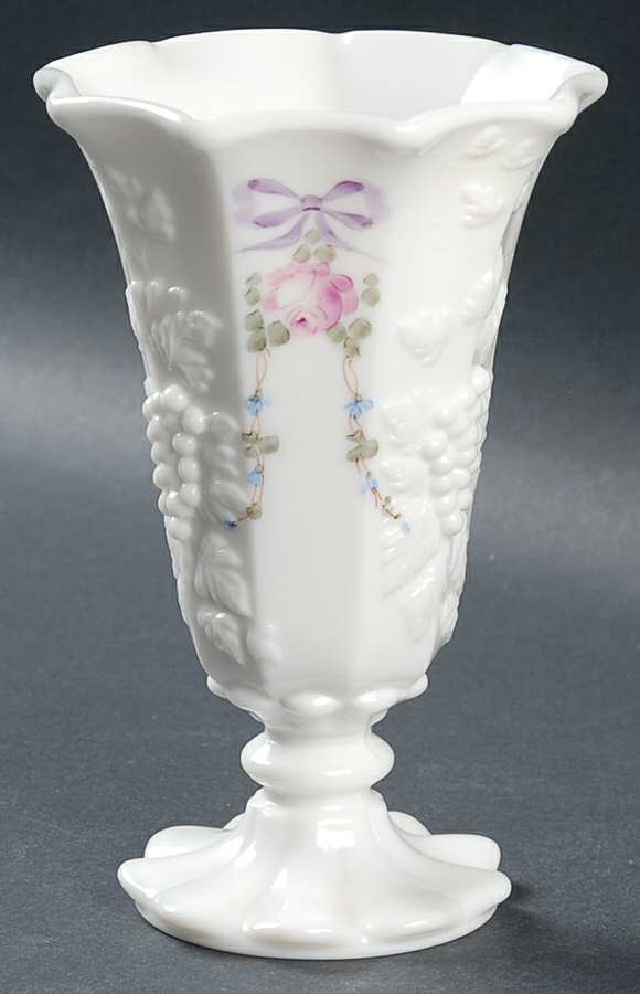 Roses & Bows 6" Flower Vase by Westmoreland-1