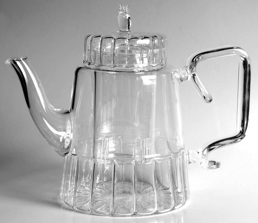 Tea Party Teapot & Lid w/Infuser by Waterford Crystal-1