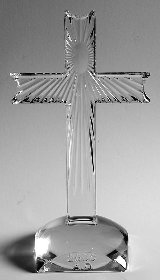 Christianity Cross Figurine by Waterford Crystal-1
