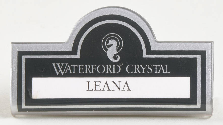 Advertising Signs Plastic Placard Advertising Sign by Waterford Crystal-1