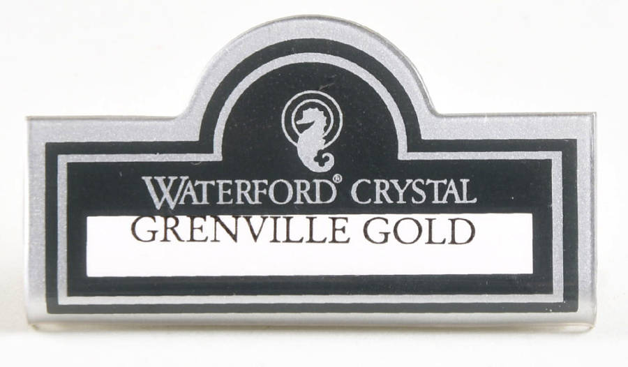Advertising Signs Plastic Placard Advertising Sign by Waterford Crystal-1