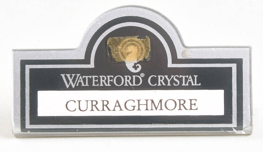 Advertising Signs Plastic Placard Advertising Sign by Waterford Crystal-1