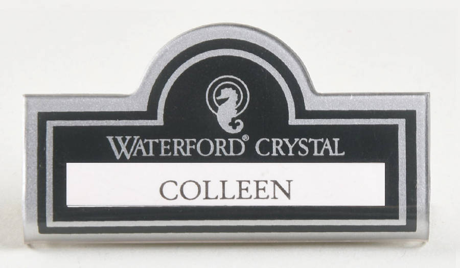 Advertising Signs Plastic Placard Advertising Sign by Waterford Crystal-1