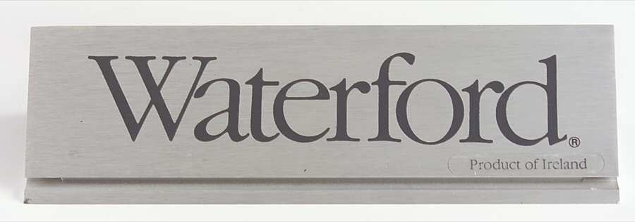 Advertising Signs Metal Sign 1 by Waterford Crystal-1