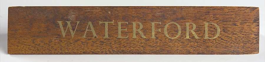 Advertising Signs Wood Sign 1 by Waterford Crystal-1