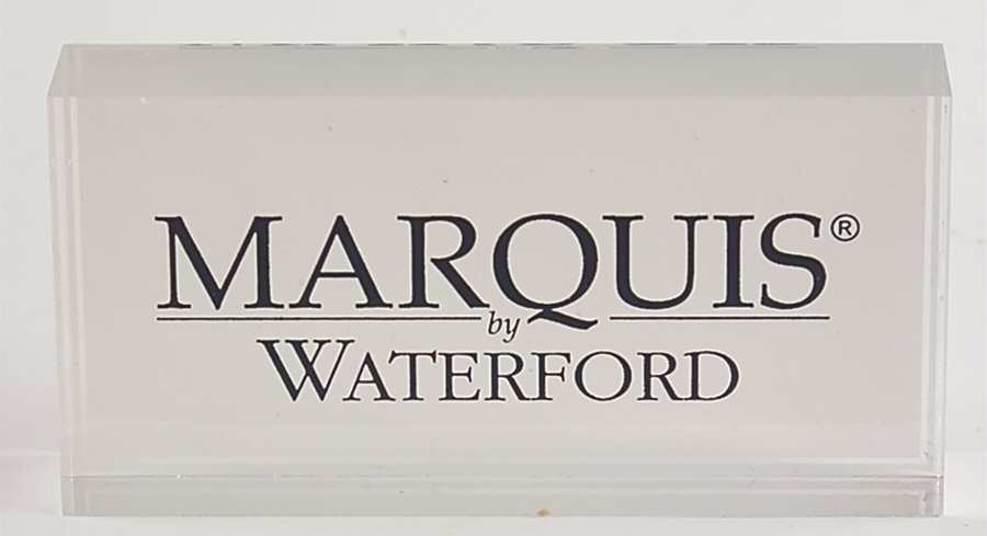 Advertising Signs Lucite Sign 2 by Waterford Crystal-1