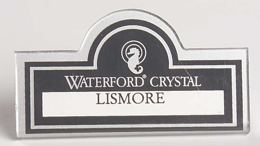 Advertising Signs Plastic Placard Advertising Sign by Waterford Crystal-1