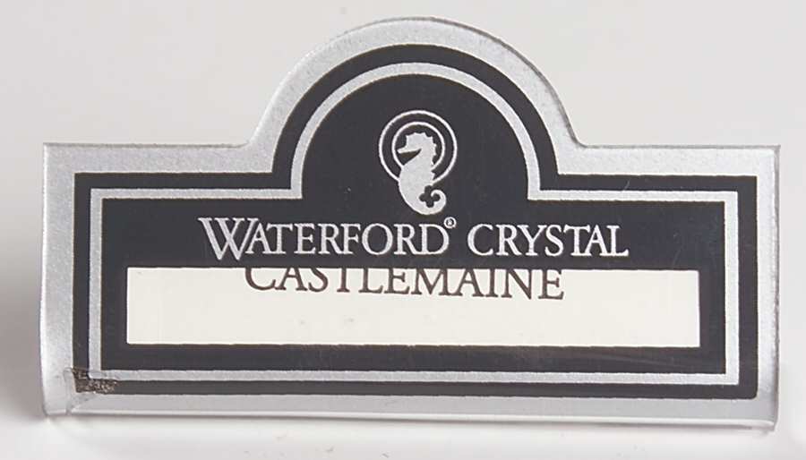Advertising Signs Plastic Placard Advertising Sign by Waterford Crystal-1