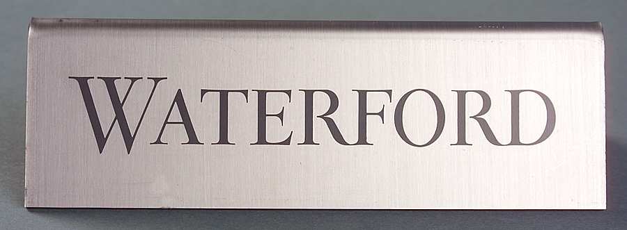 Advertising Signs Plastic Sign 10 by Waterford Crystal-1