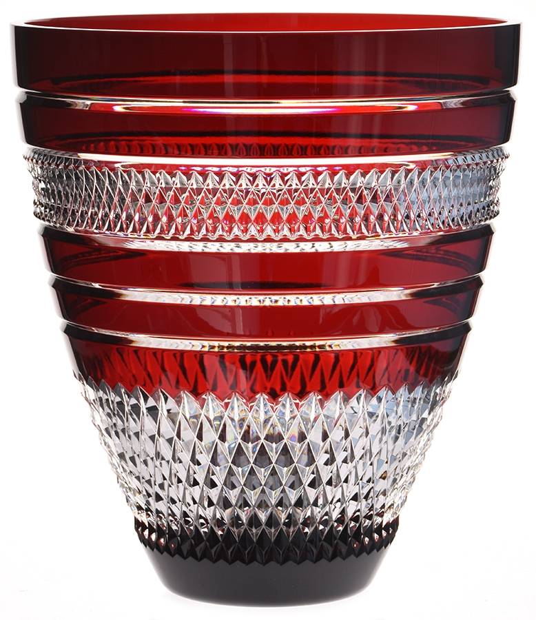 Voya Ruby 10" Bouquet Vase by Waterford Crystal-1