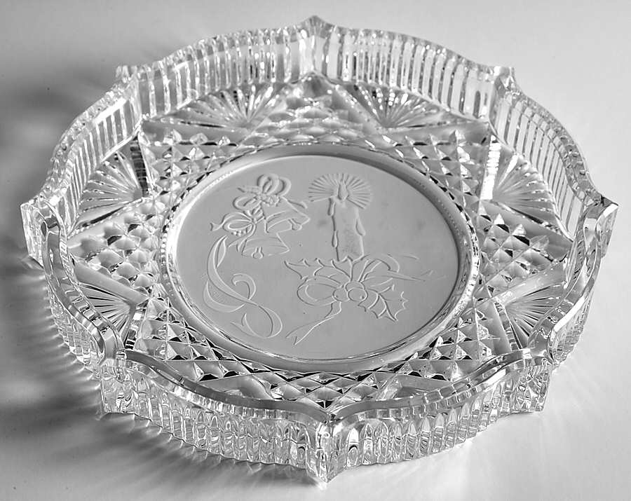 WAT67 7" Round Tray by Waterford Crystal-1