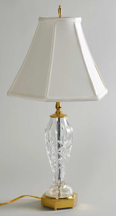 Evanwood 23" Electric Lamp & Shade by Waterford Crystal-1