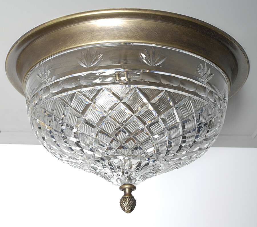 Castle Carra Flush Mount Ceiling Lamp by Waterford Crystal-1