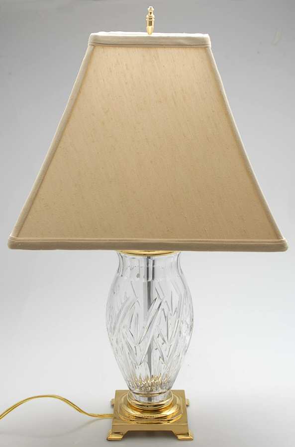 Athlone 25" Electric Lamp & Shade by Waterford Crystal-1