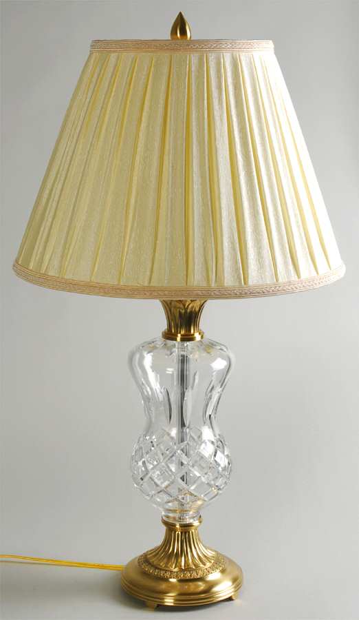 Thistle Electric Lamp & Shade by Waterford Crystal-1