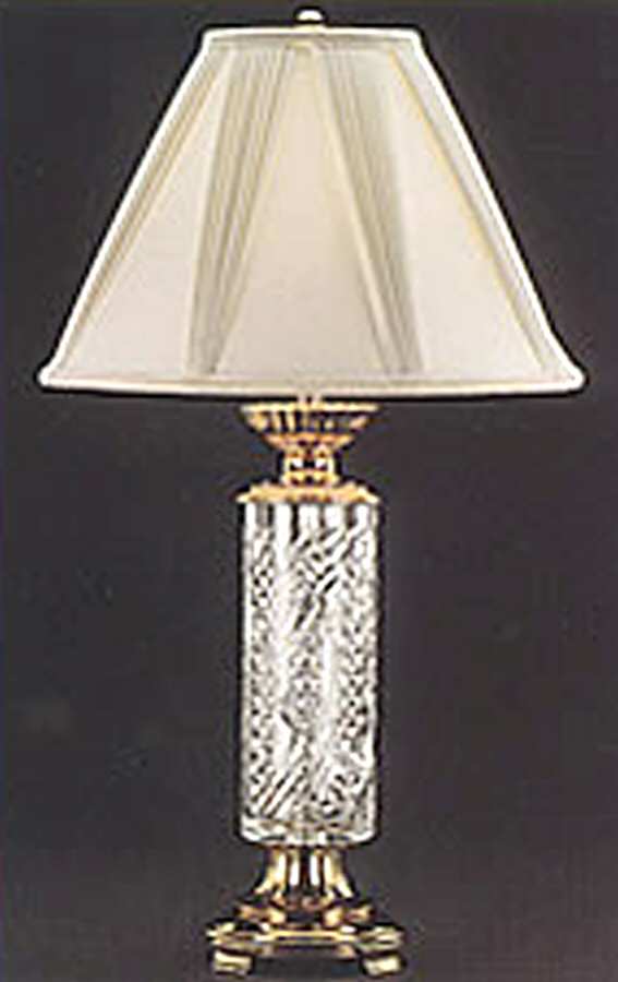 L&S Hands of Friendship Electric Lamp & Shade by Waterford Crystal-1