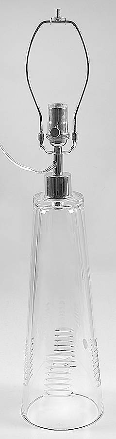 Astrum 21" Electric Lamp Base by Waterford Crystal-1