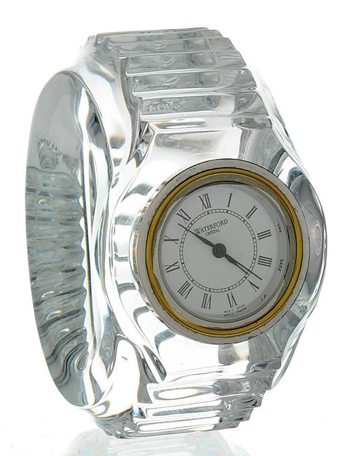 Clocks Mini Quartz Clock by Waterford Crystal-1