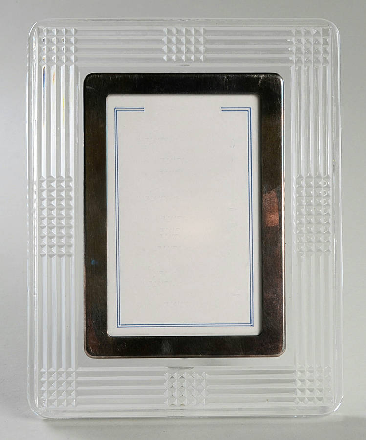 Picture Frames Frame-Holds 4" X 5" Photo by Waterford Crystal-1