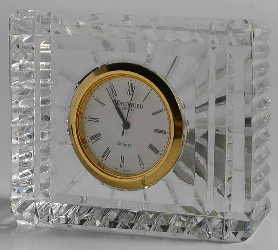 Clocks Mini Clock by Waterford Crystal-1